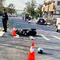 整輛機車遭聯結車輾過 騎士換道不看路重傷送醫