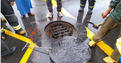快訊／桃園大雨驚傳水務局工人施工遭沖走 警消搜救中