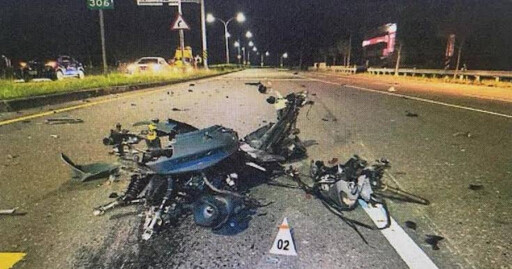 台南官田驚悚車禍!汽車撞飛重機電車釀1死2傷 肇逃犯棄車落跑