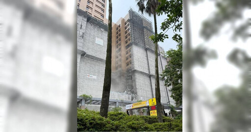 快訊／台大醫院鷹架崩落砸毀車 下午驚傳有移工失聯