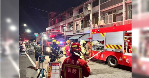 台南民宅火警!高中生做「硝糖火箭」失敗竄火 1家4口驚逃保命