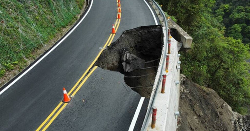 快訊/太平山國家森林遊樂區內道路塌坍!地基掏空 緊急休園5日