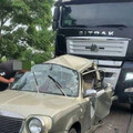 國道3驚魂！聯結車猛撞小客車 80歲老翁夫妻雙雙送醫