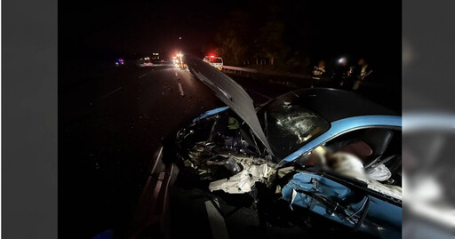 國3深夜死亡車禍!護欄「整根插入超跑」 駕駛臟器外露傷重不治