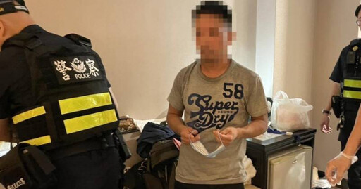 台中警突襲旅館!他誤認外送開門卻迎來臨檢 警搜出安毒2人栽了