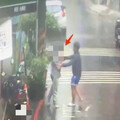 新莊大雨中取卡遭逮！詐團車手竟藏安非他命 落網畫面曝光