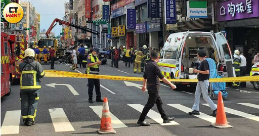 快訊/北市重慶南、衡陽路口嚴重車禍!轎車猛撞公車 至少8人受傷