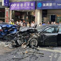 北市重慶南路嚴重車禍釀8傷！ 轎車駕駛闖紅燈疑無照