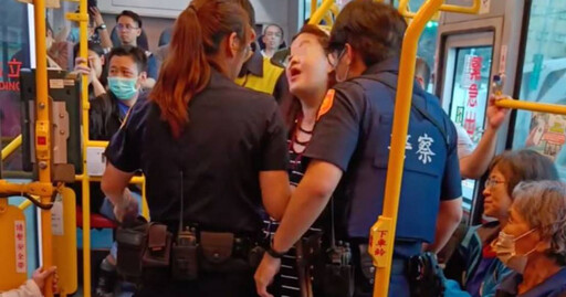 「酒空女」出沒台中公車!她脫序狂吼嚇壞乘客 遭警帶回管束