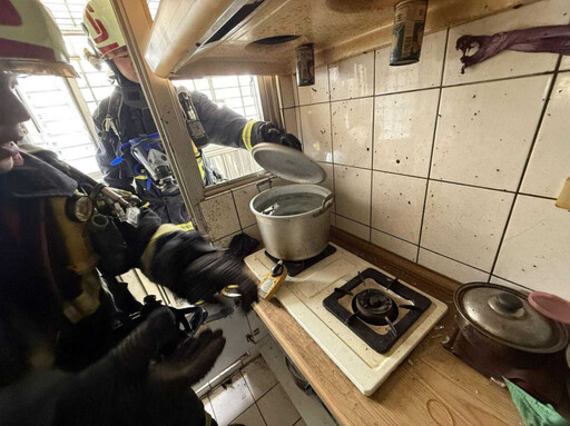 台中社區大樓驚傳氣爆 64歲屋主點燃爐具瞬間炸傷