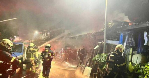 台北鐵皮屋凌晨火警驚魂!1家3口跳樓逃生 2童受傷送醫