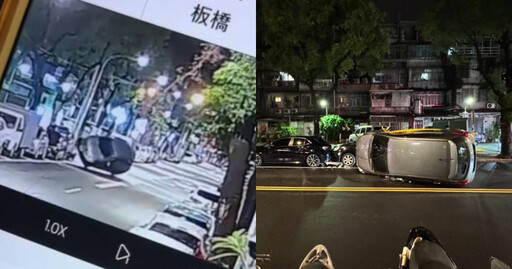 整路就她在開車!7旬婦連撞2車側翻 還嗆:我就沒錢賠不然去告我