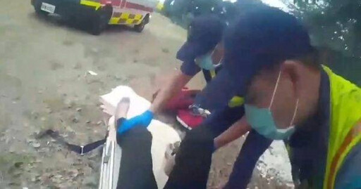 國道驚險21歲駕駛變換車道失控連環撞! 安全帶救命無傷