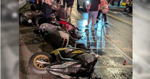 北市大安區失控暴衝!56歲Uber運將「連撞13汽機車」 路人遭壓車底骨折送醫