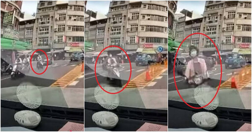 行車紀錄器真的要裝!高雄婦人機車「鬼切」自撞BMW 竟向警喊冤:他撞我!