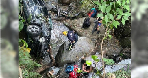 連假出遊遇劫!女駕駛載德籍友「墜15米深山谷」 雙雙掛彩送醫