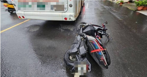 3寶男巷口竄出!高雄騎士遭擊落「噴飛滑行」 再追尾客運釀1傷