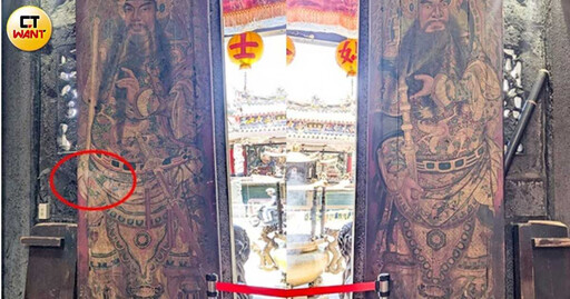 古蹟難修2/西班牙男酒後毀古蹟狂擦門神 「秦叔寶」慘遭融蝕竟不起訴