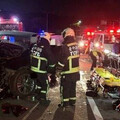 台中黑車撞橋護欄釀悲劇！ 酒駕肇禍1死1命危