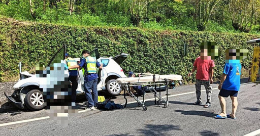 無煞車痕、監視器死角 基隆夫妻台3線自撞夫亡妻昏迷