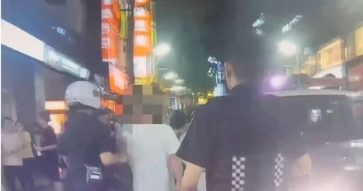 西門町醉翁街頭鬧事 持剪刀揮舞被逮