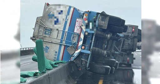 嘉義台61線槽車側翻釀四丁二醇外洩 環保危機瞬間引爆