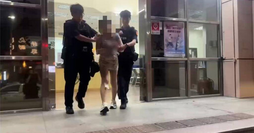 鄉土劇女星街頭拒檢狂逃！ 侯沁潔遭4警壓制在地上銬「移送地檢複訊」