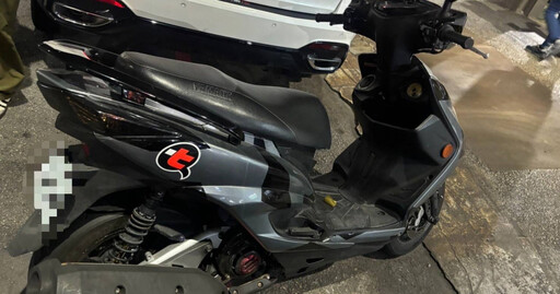 蘆洲機車男闖紅燈撞車 做筆錄途中又自摔