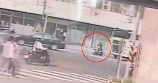 台中婦人路口直行遭聯結車右轉輾斃 驚悚畫面曝光