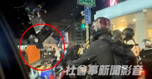 高雄路口超車糾紛大爆發 男騎士竟掏鑽頭恐嚇