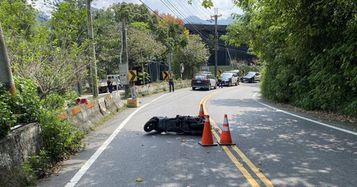 台8線驚悚車禍！男騎士自撞身亡 女乘客驚險逃劫