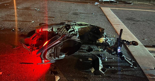 花蓮路口左轉轎車猛撞直行機車 騎士倒地送醫被抓包「無照上路」