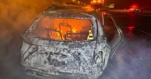 逆闖國道變火海！75歲騎士凌晨逆上國撞車起火 當場燒成悲劇