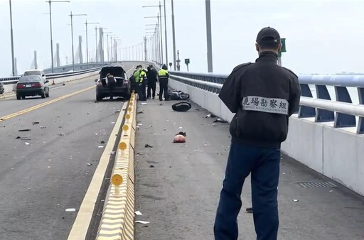 金門大橋首起死亡車禍！16歲少年無照開車追撞 女騎士噴飛亡