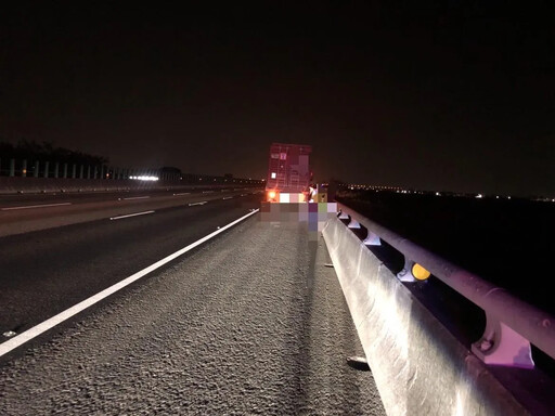 國1新營段拖吊司機處理拋錨車 慘遭聯結車猛撞「頭部重創」慘死