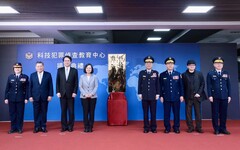 警專新建「英才樓」及「科技犯罪中心」 總統蔡英文到場揭牌