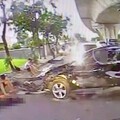 影/酒駕害命！屏東萬丹自小客追撞5車 釀1死3傷