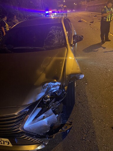 影/死前自撞畫面曝！宜蘭台2線23歲男闖對向撞噴喪命 機車碎片散一地