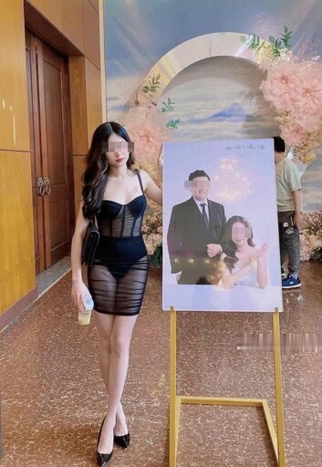 越南妹穿「黑絲透視裝」喝喜酒！送客合照 新娘秒變大媽