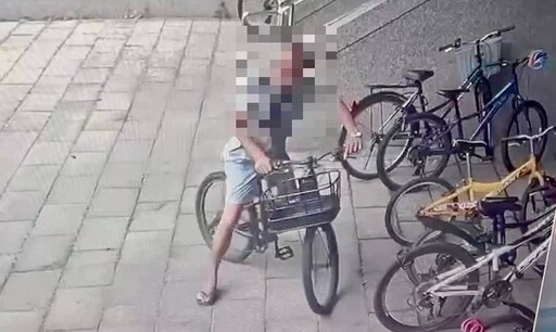 北市女童自行車忘上鎖遭竊 員警調監視器秒認出「就是他」逮人起贓
