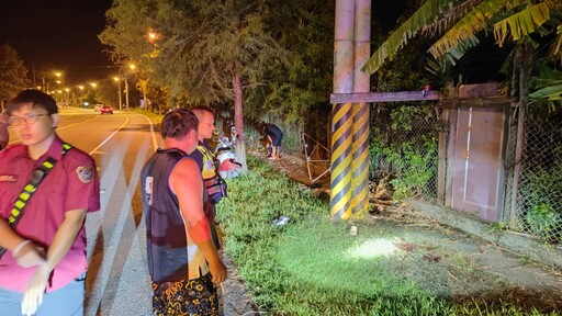 影/父女雙亡！花蓮現役軍人「酒後騎車」載4歲女兒 自撞電桿傷重不治