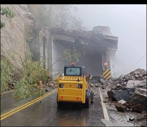 快訊/午後雷雨猛炸！阿里山台18線明隧道再度坍方 路又斷