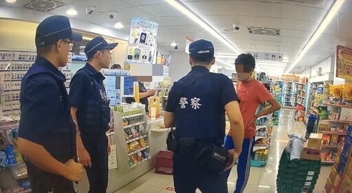 男子沒錢結帳拿酒瓶K女店員 員警用一個便當讓他自曝通緝身分