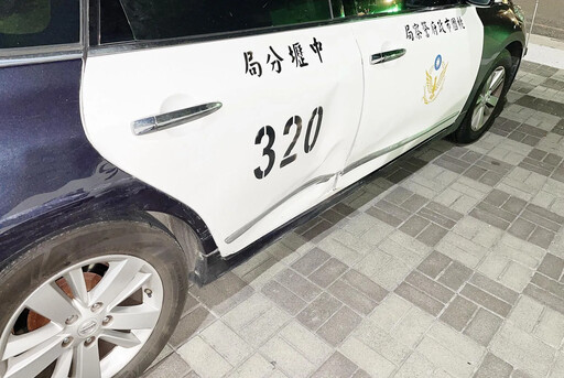 影/中壢BMW男停車「吸氣球」拒檢欲逃！警破窗抓包副駕放笑氣鋼瓶