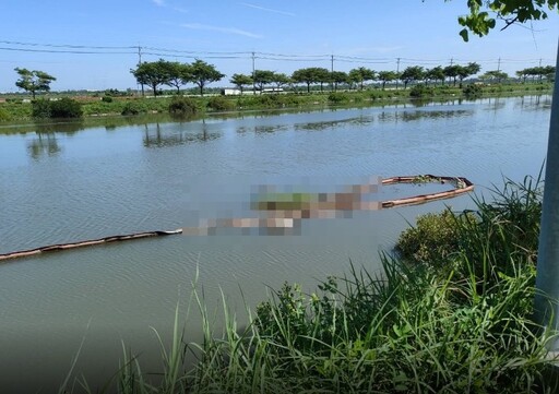 快訊/嘉南大圳驚見男性無名浮屍！已死亡多時 年約40歲身分待查