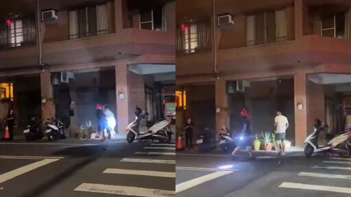 停車起衝突！外送員「手電筒照射+辣椒水反擊」轎車男 2人街頭開打濺血互告