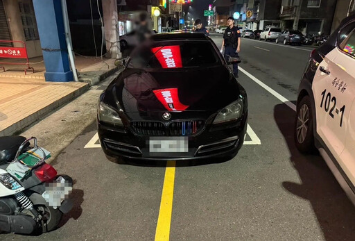 影/新營23歲男開噪音車暗夜囂張擾民！警揪獲涉掛他車車牌 還查出通緝犯身分