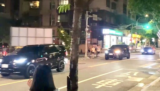 快訊/蕭美琴返家了！住處旁警開3槍逮慣竊 車隊迅速開進地下室畫面曝