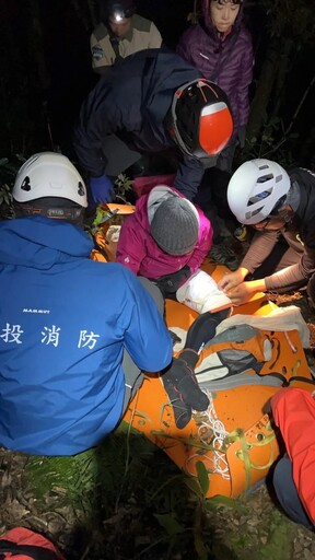 快訊/山陀兒風雨來襲前救到人！女山友墜雙龍林道10m邊坡慘骨折 奇蹟獲救