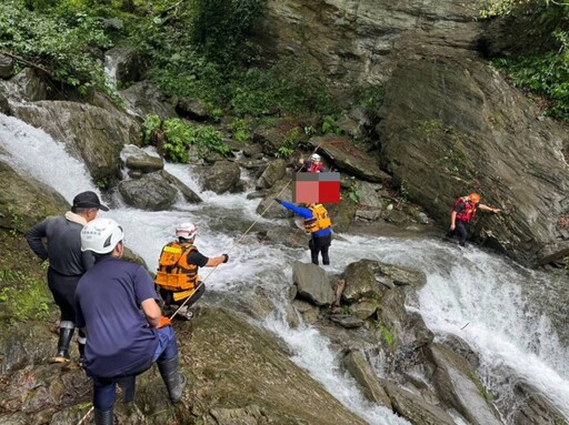 山陀兒颱風來襲溪水暴漲 花蓮瓦拉米步道3人受困…警消即刻救援